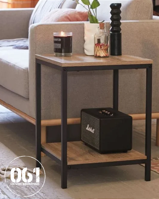 Criado Mudo Industrial Minimalista