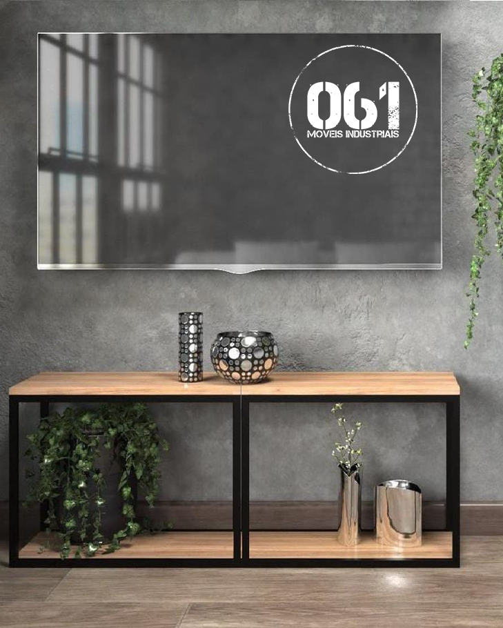 Balcão para TV Industrial Minimalista