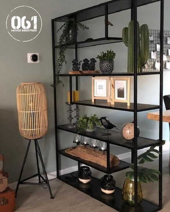 Estante Intercalada Industrial Divisória de Ambientes