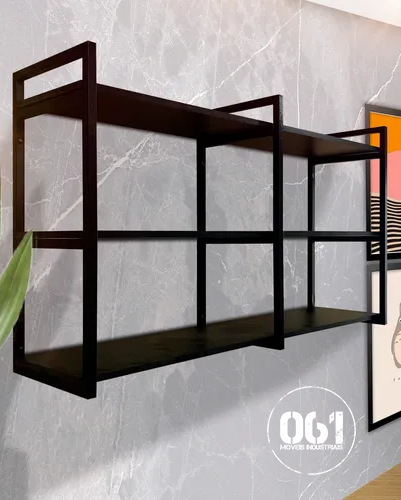 Prateleira Flutuante Industrial 3 Níveis