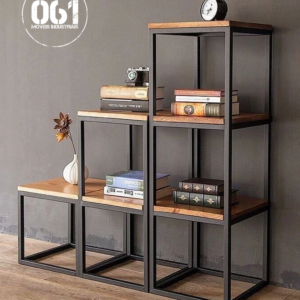 Estante Tripla Modular Industrial 3 Peças