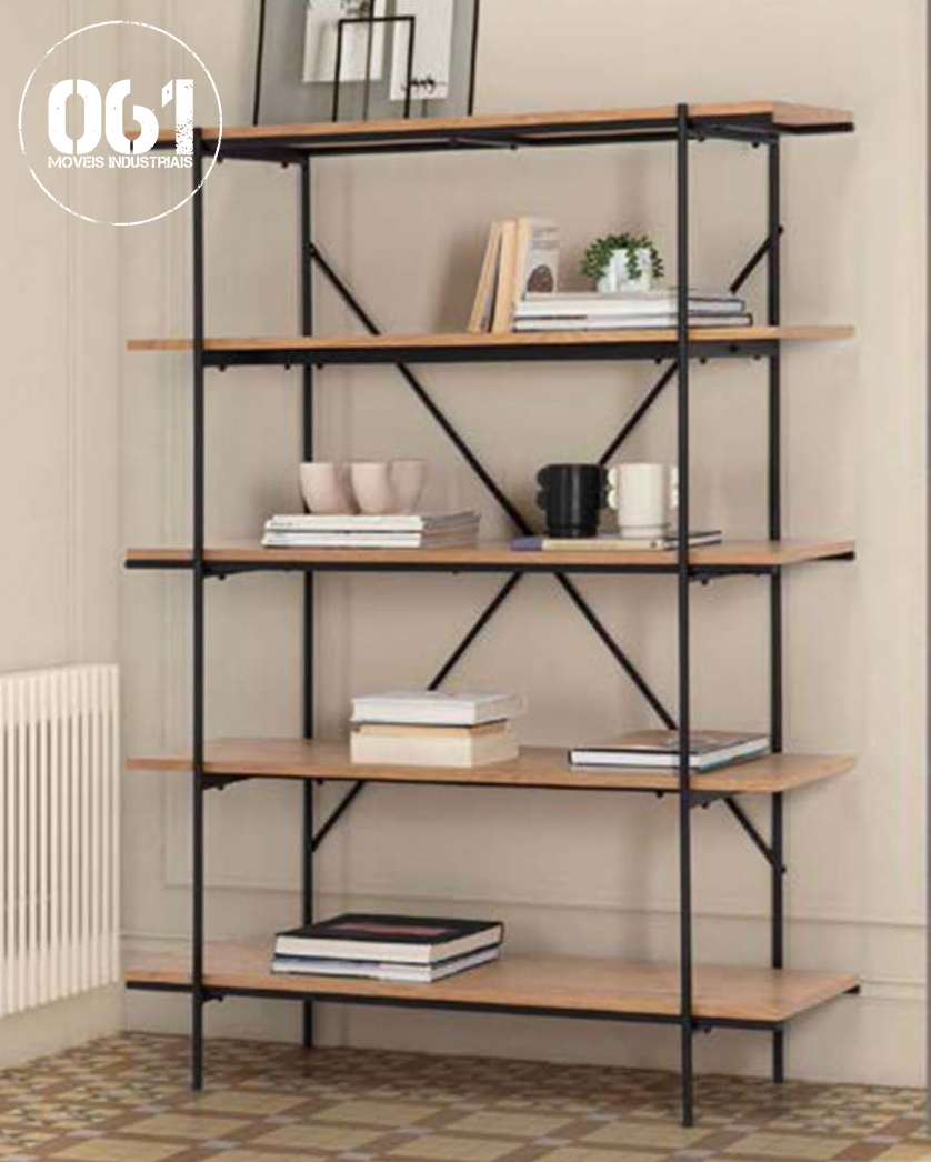 Estante Industrial Minimalista